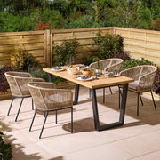 Oslo 4 Seat Dining Set